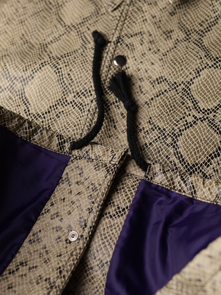 Checks Downtown - Snake Vinyl Coach Jacket