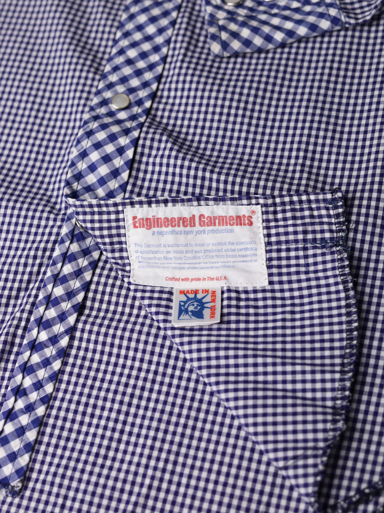Engineered Garments - Gingham Western Shirt