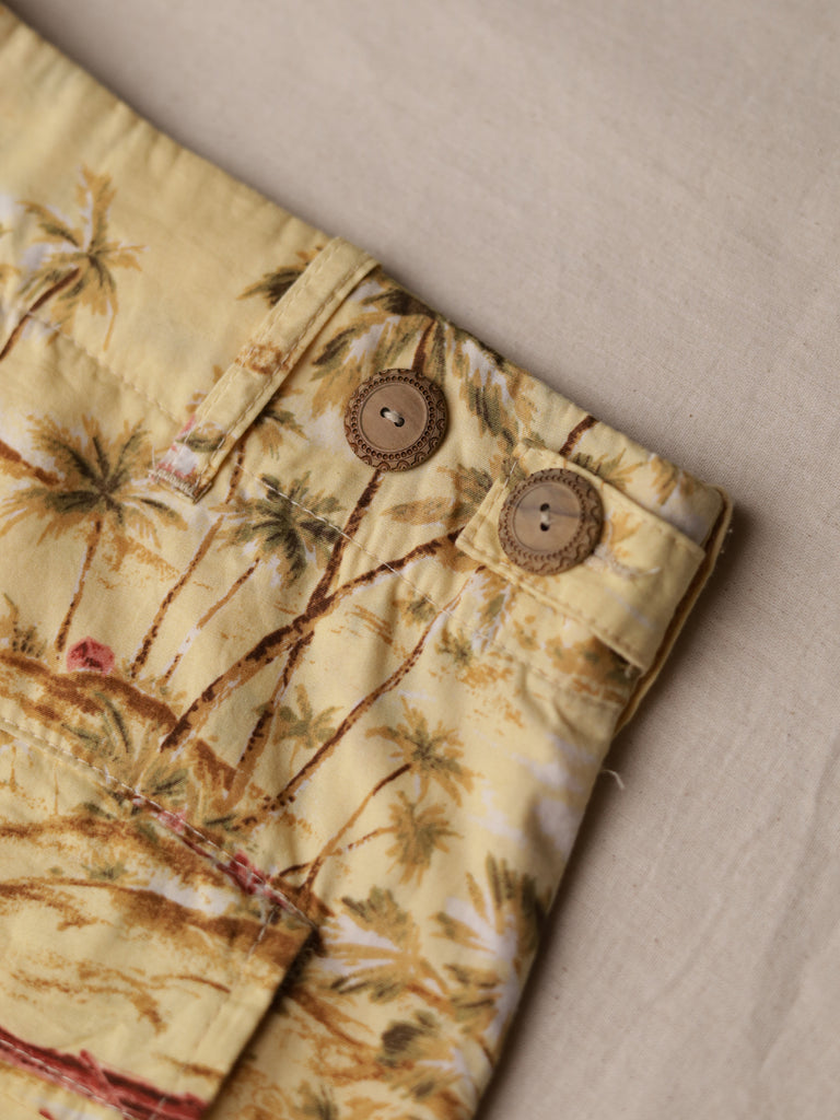 Nepenthes - Hawaiian Print Cargo Shorts