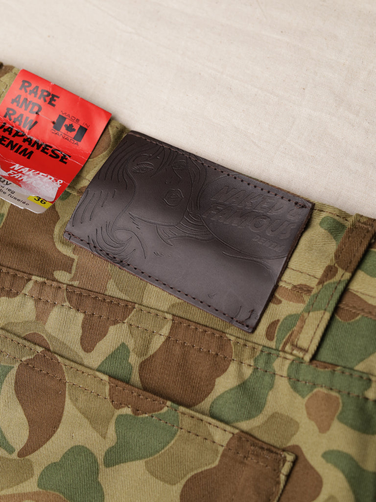 Naked & Famous - "Weird Guy" Double Camo Jeans