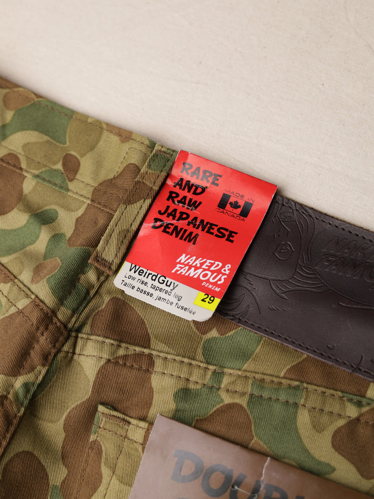 Naked & Famous - "Weird Guy" Double Camo Jeans