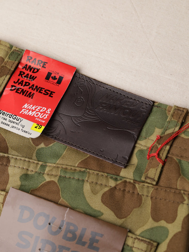 Naked & Famous - "Weird Guy" Double Camo Jeans