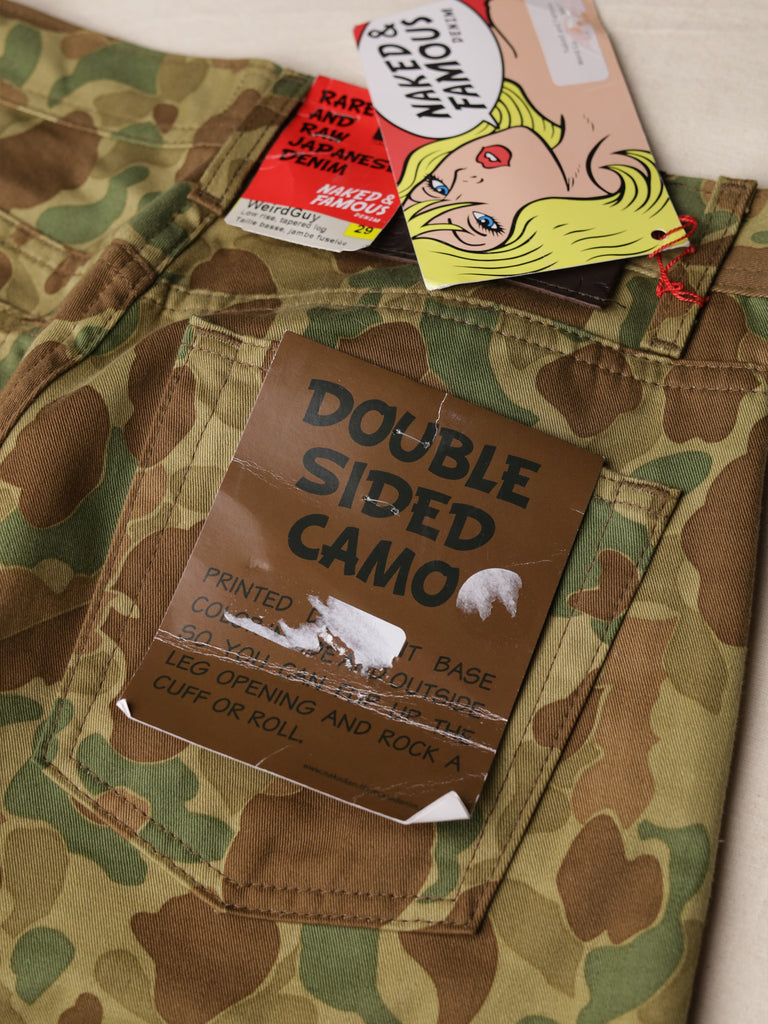 Naked & Famous - "Weird Guy" Double Camo Jeans