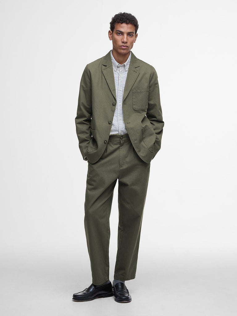 Bayview Relaxed Herringbone Trousers