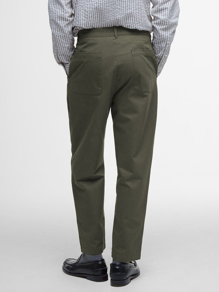 Bayview Relaxed Herringbone Trousers