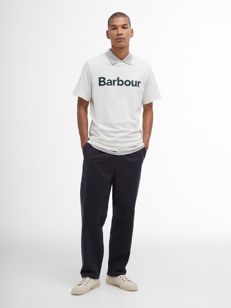 Washed Twill Relaxed Trouser - Dark Navy