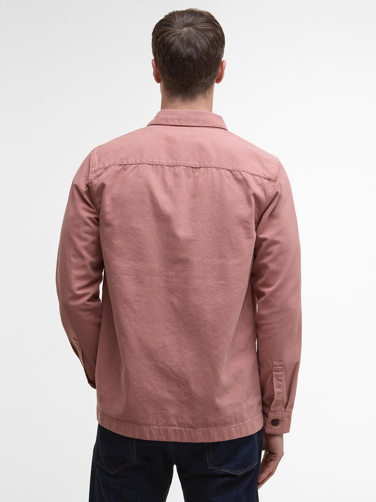Washed Cotton Overshirt - Earth Pink