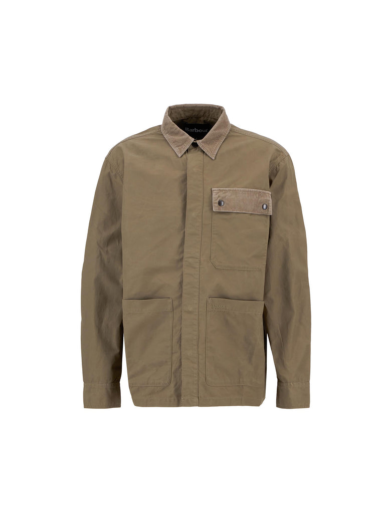 Silverbay Oversized Twill Overshirt - British Khaki