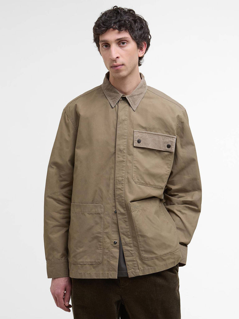 Silverbay Oversized Twill Overshirt - British Khaki
