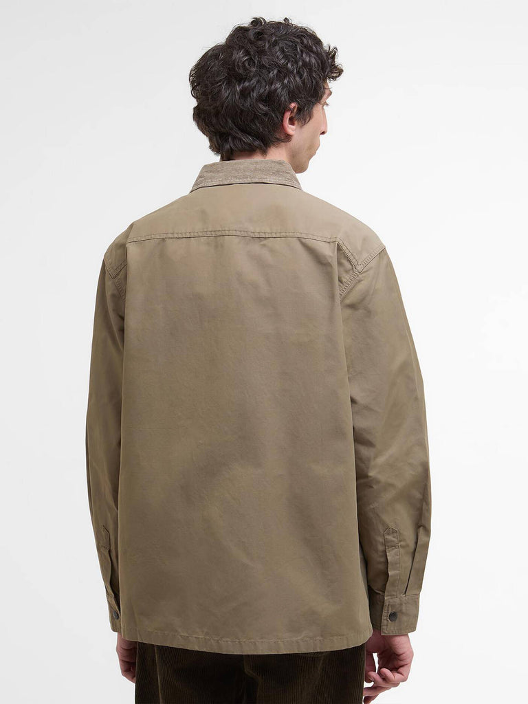 Silverbay Oversized Twill Overshirt - British Khaki