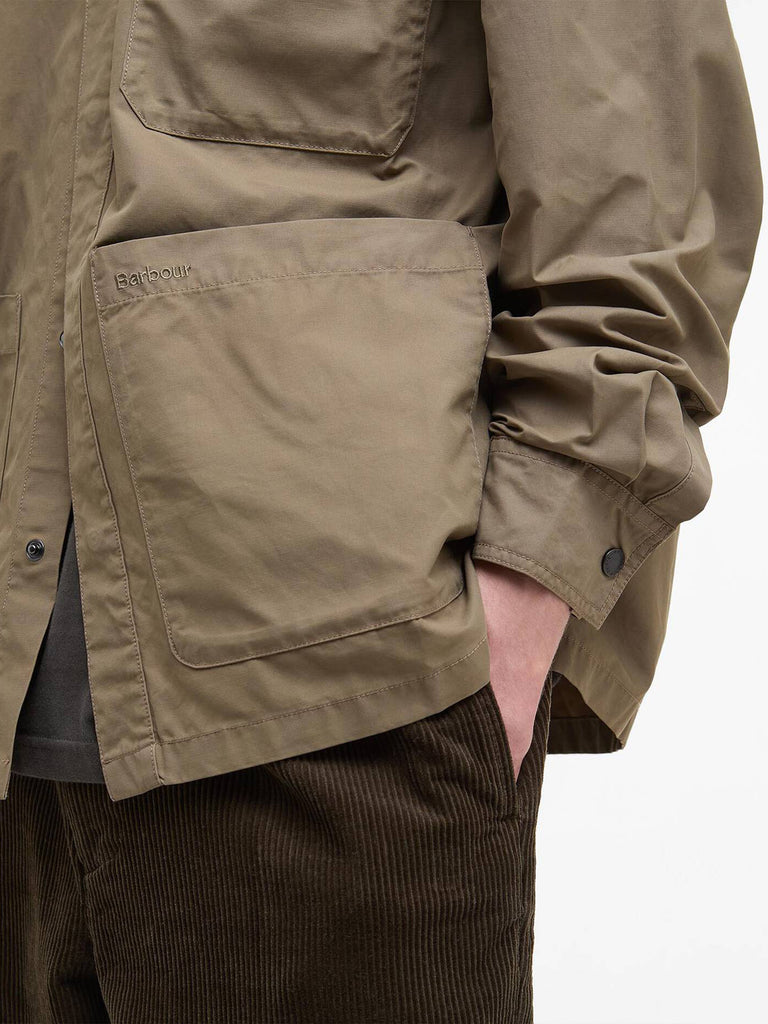Silverbay Oversized Twill Overshirt - British Khaki