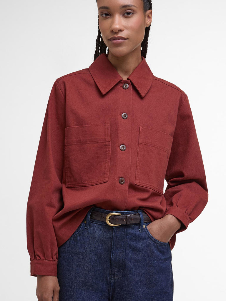 Willow Overshirt - Burnt Henna