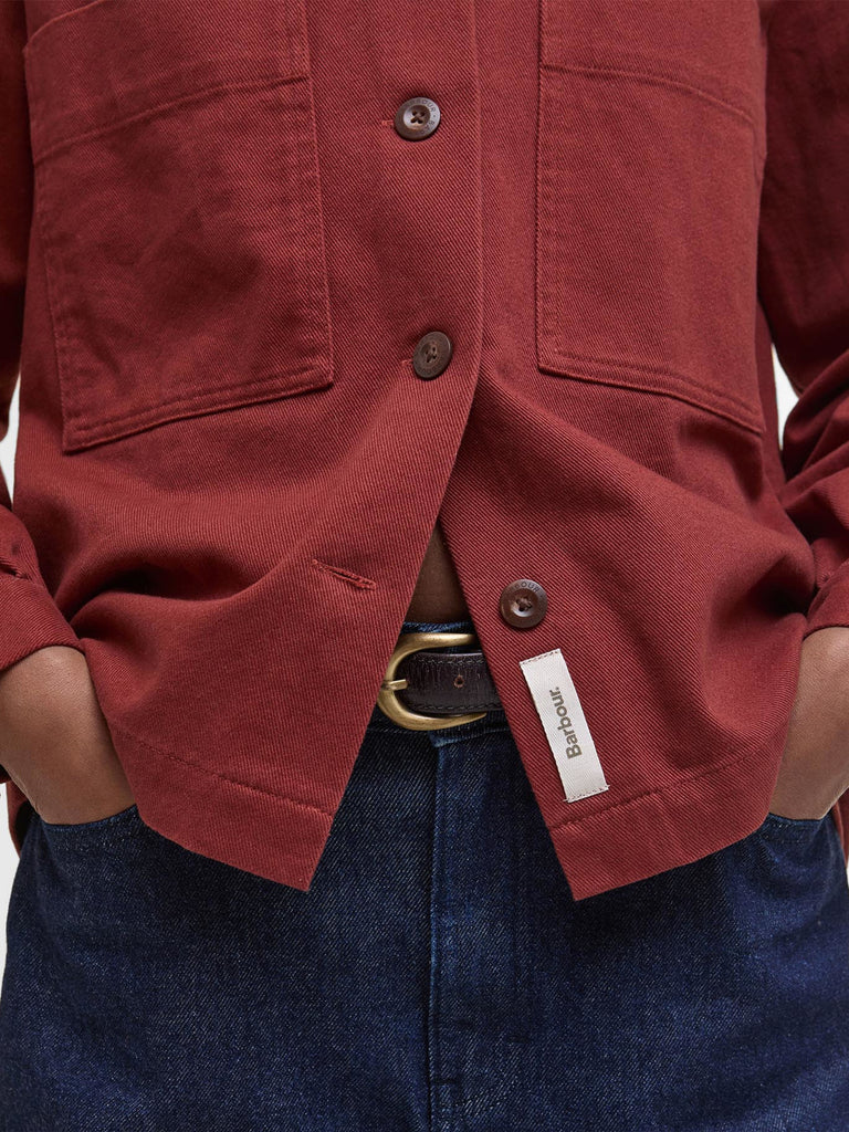 Willow Overshirt - Burnt Henna