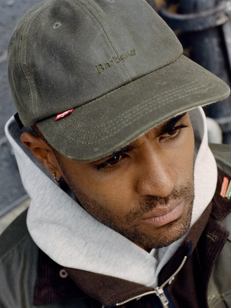 Waxed Sports Cap - Archive Olive