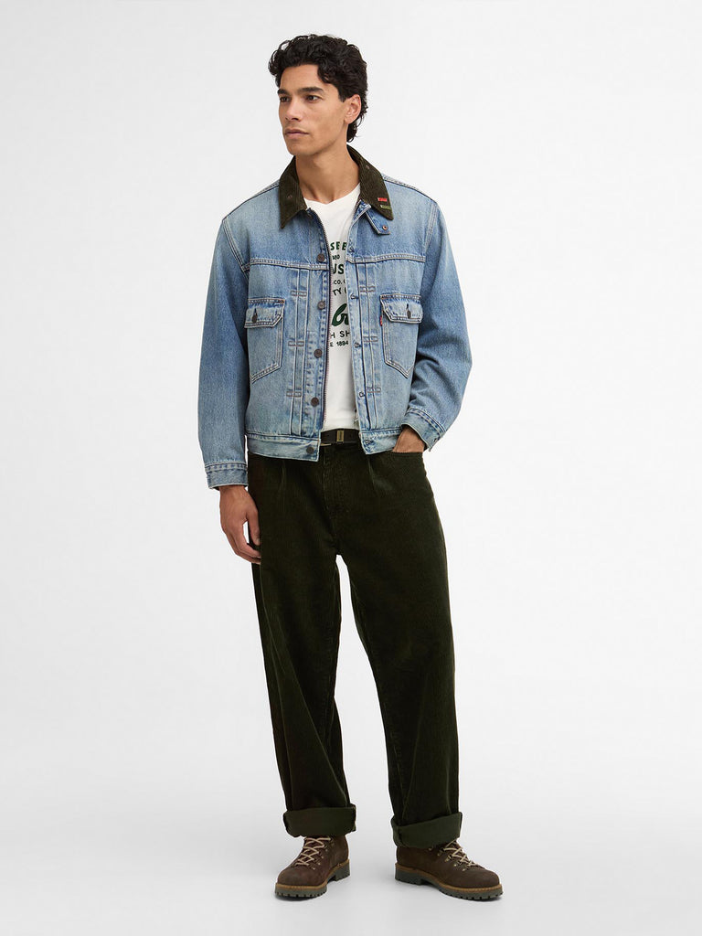 578 Pleated Corduroy Pant - Rosin