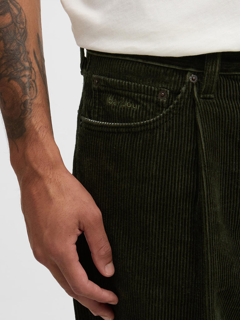 578 Pleated Corduroy Pant - Rosin
