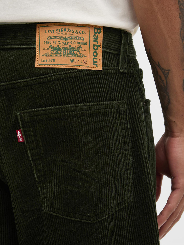 578 Pleated Corduroy Pant - Rosin