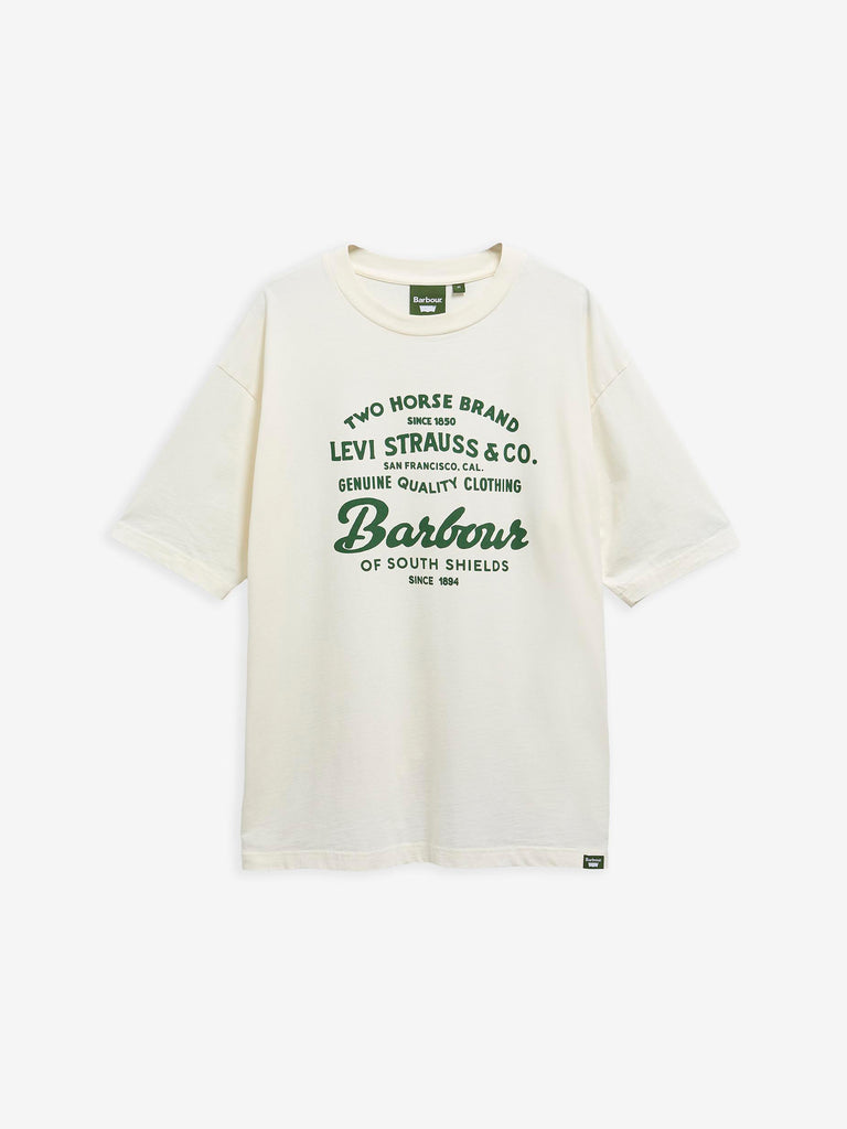 Barbour x Levi's Graphic Tee - Whisper White