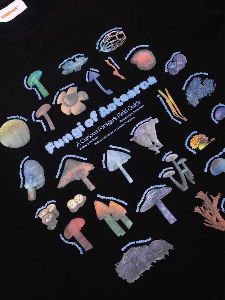 Fungi of Aotearoa T-Shirt - Black