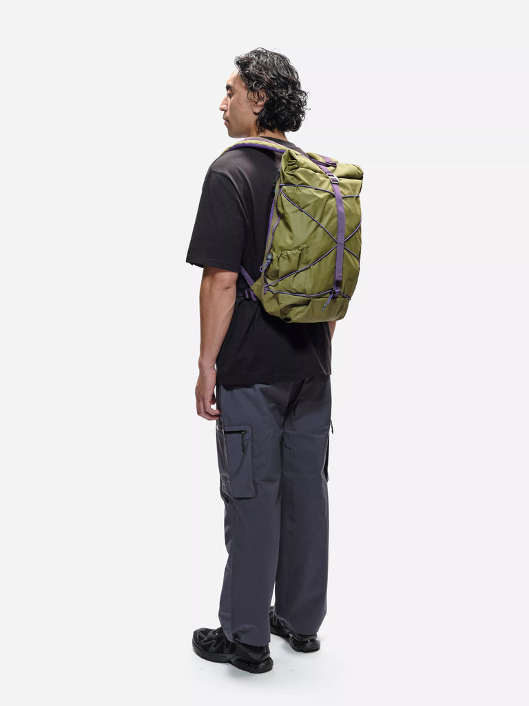 Dayle 21/25L Roll Top Backpack - Khaki