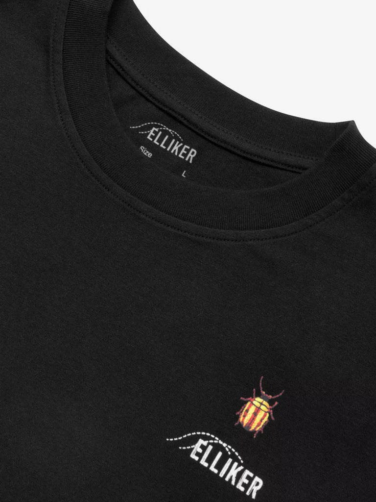 Rill Bug Print T-Shirt - Black