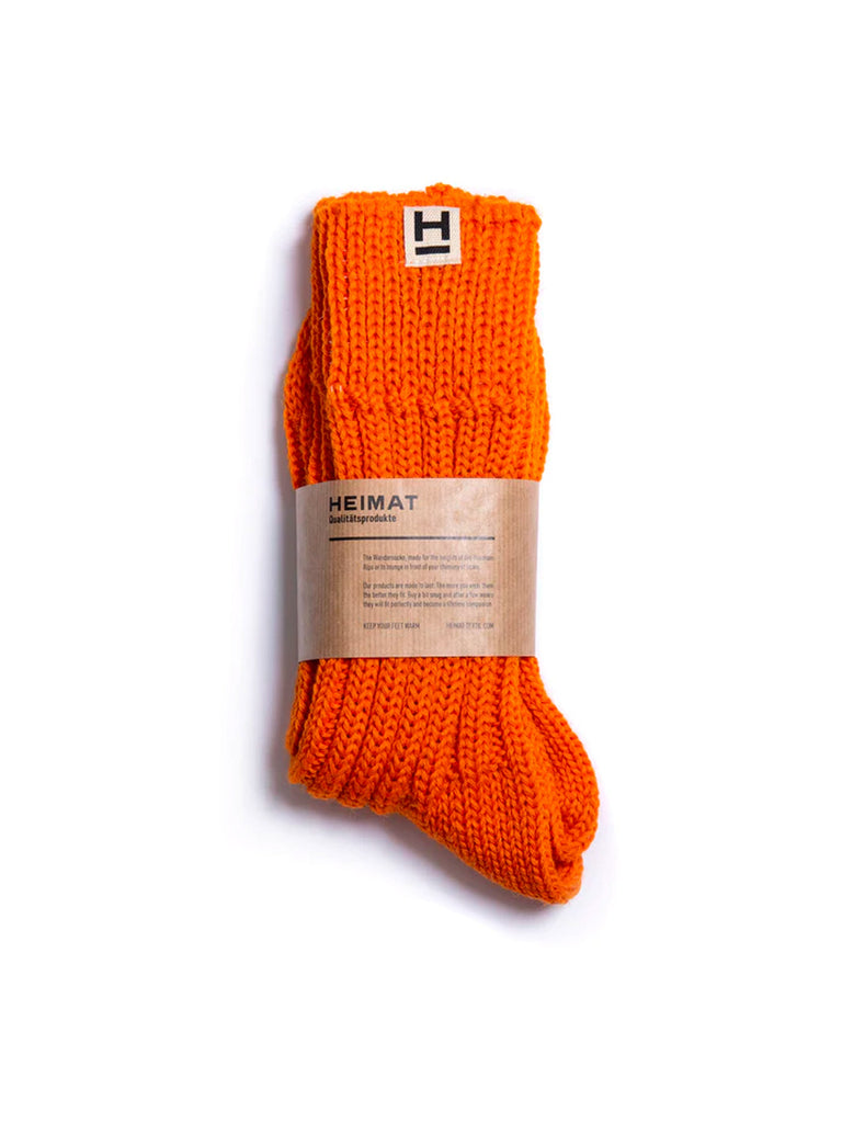 Wander Boot Sock - Rescue Orange