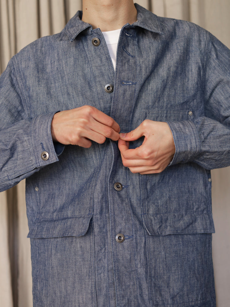 Heavy Chambray Coverall Jacket