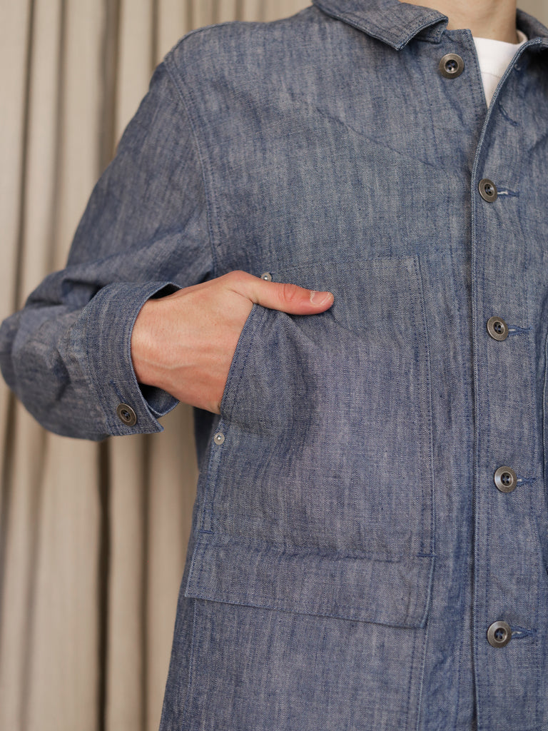 Heavy Chambray Coverall Jacket