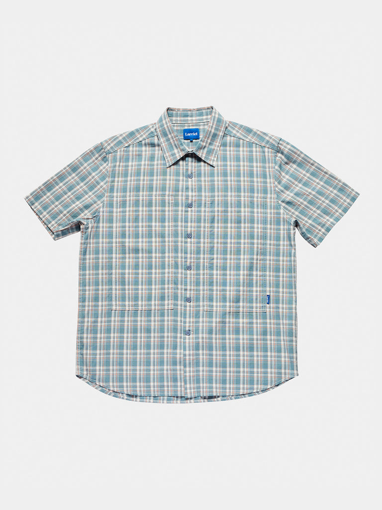 Cliff Short Sleeve Shirt - Petrol Plaid
