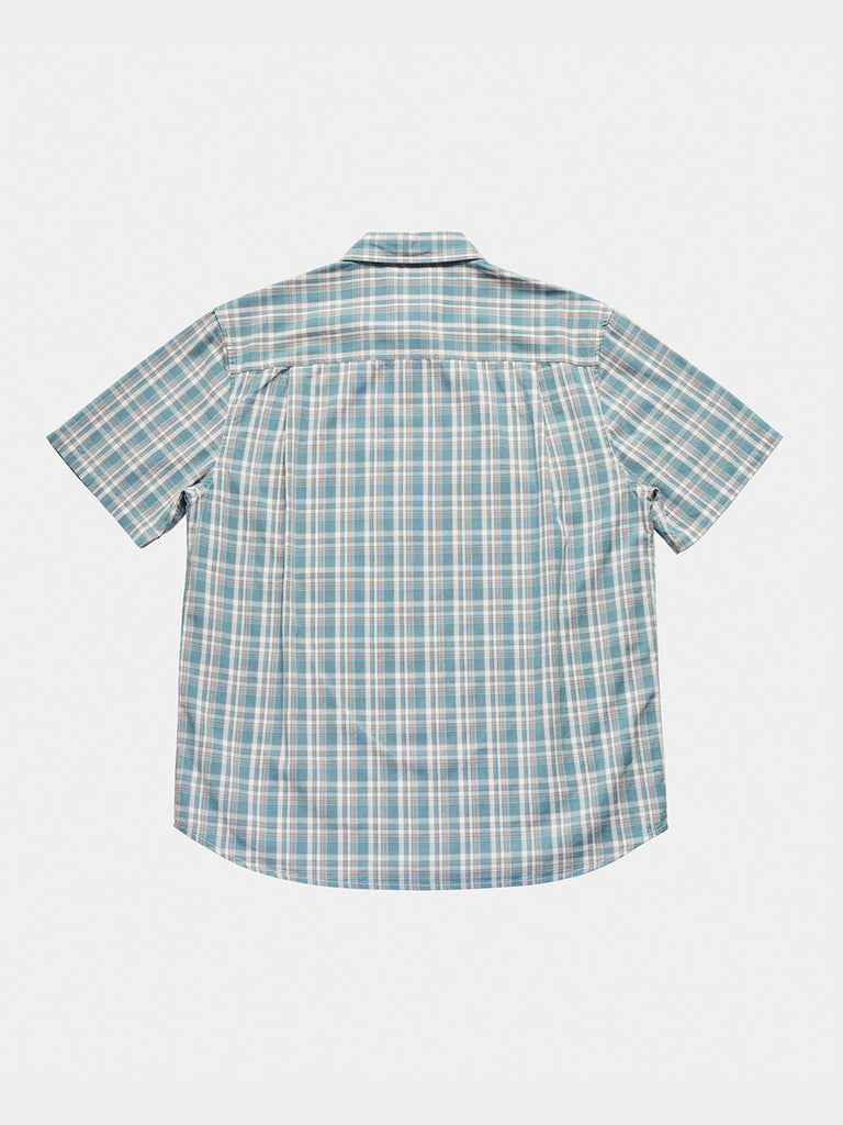 Cliff Short Sleeve Shirt - Petrol Plaid