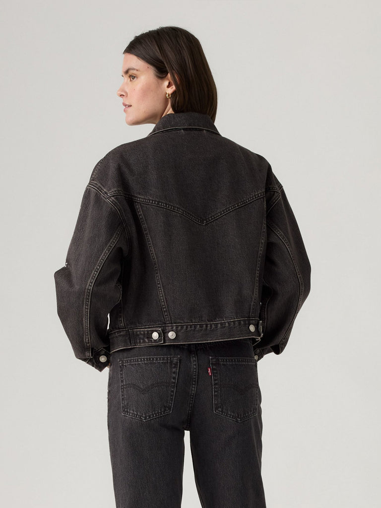 Shrunken 90s No Pleat Bejewled Trucker