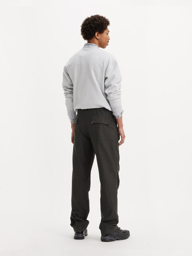 Loose Straight Surplus Pant - Pirate Black