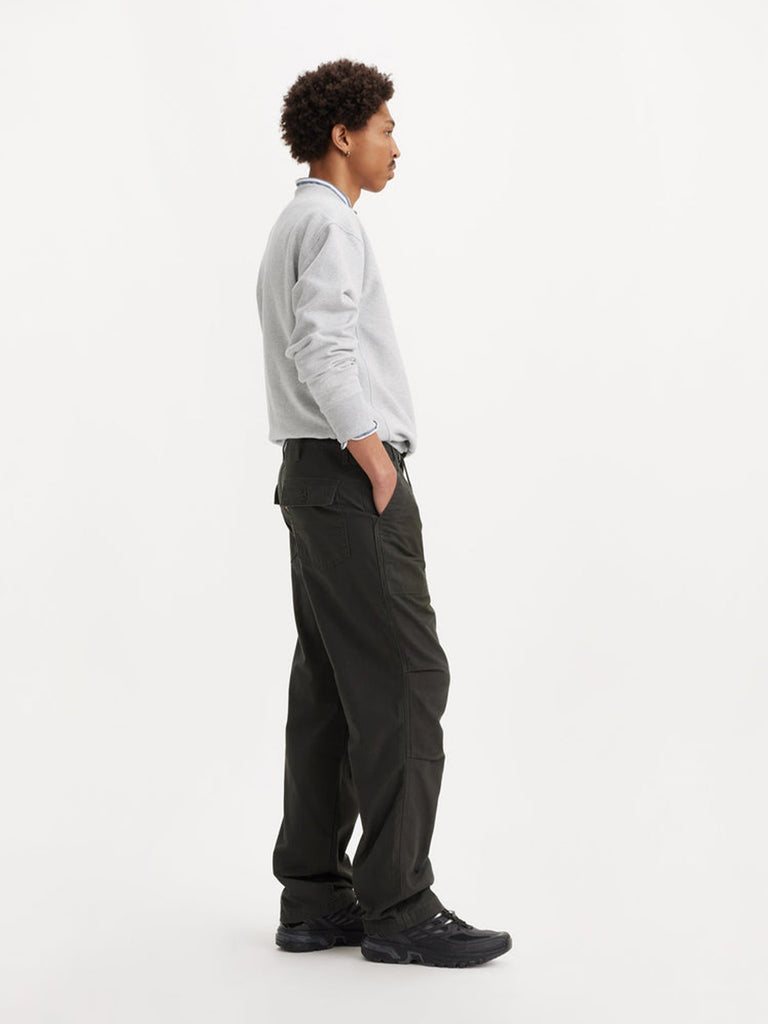 Loose Straight Surplus Pant - Pirate Black