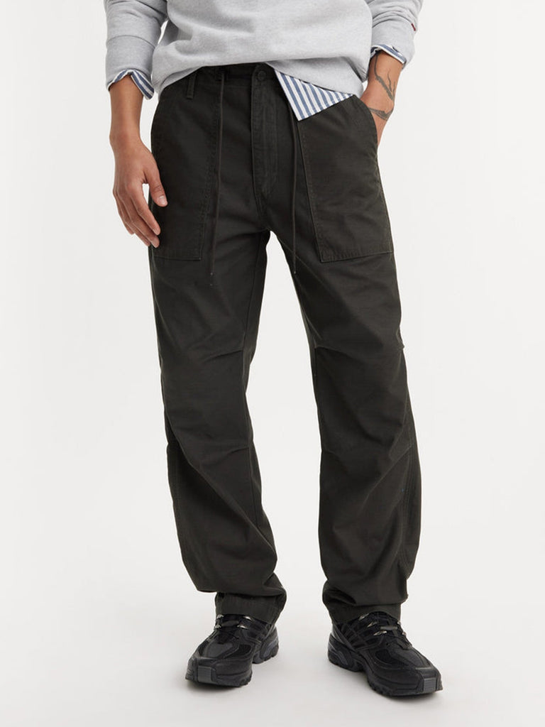 Loose Straight Surplus Pant - Pirate Black