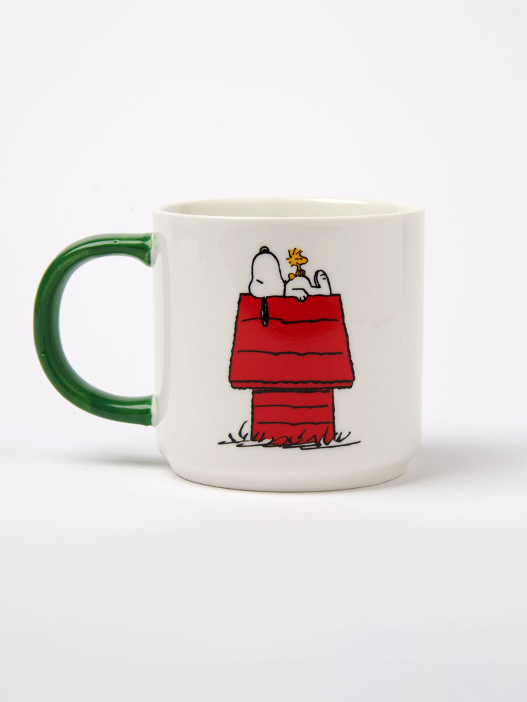 Peanuts Gang & House Mug