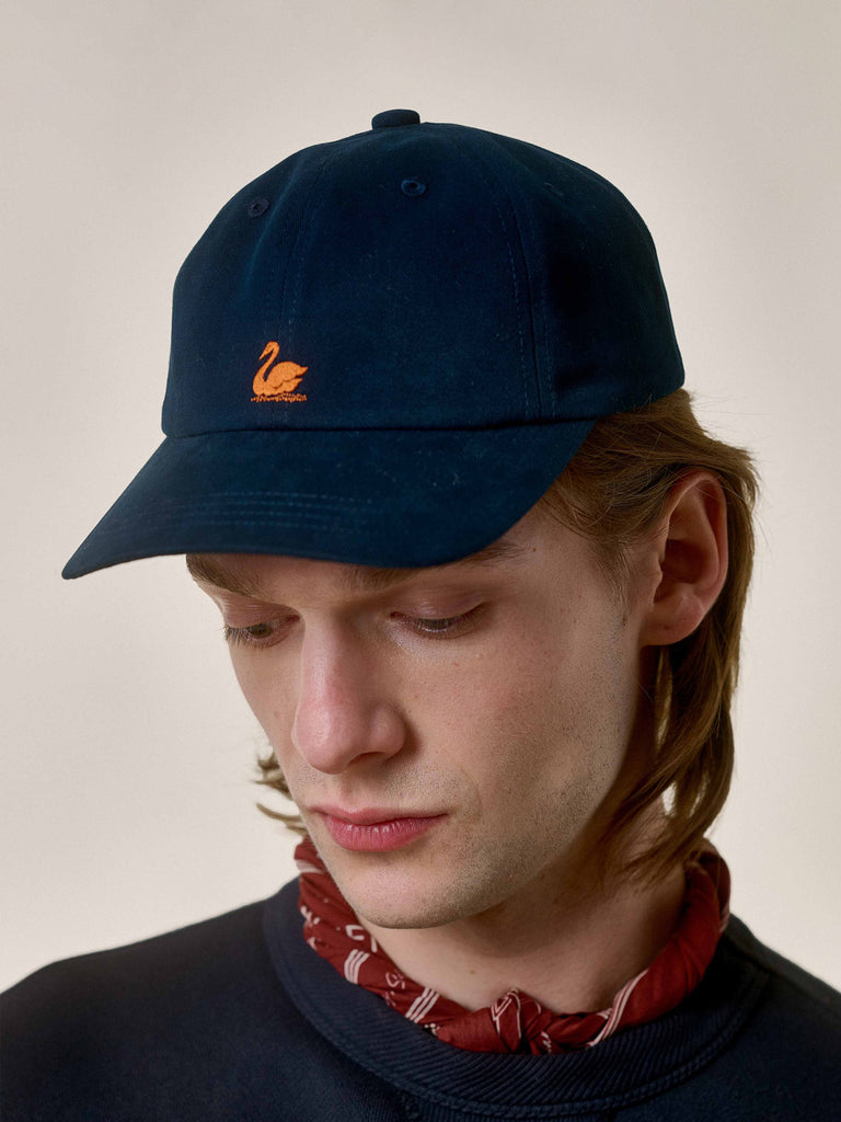 CAP01 Organic Cotton Swan Logo Cap