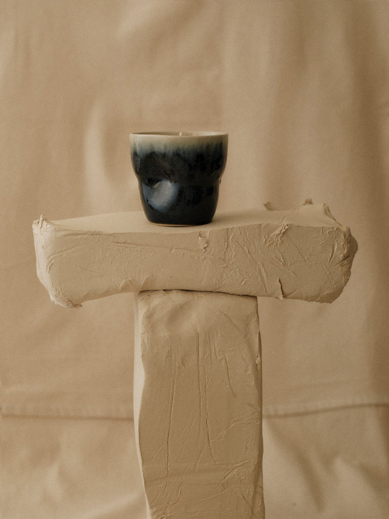 Inaba Pinch Candle - Indigo / Cream