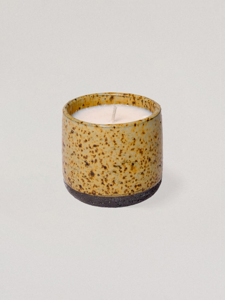 Ishi Candle - Yellow/Brown