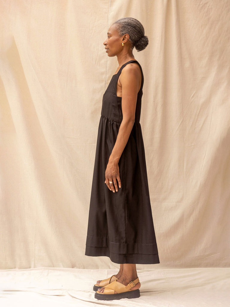 Ash Dress - Black Denim