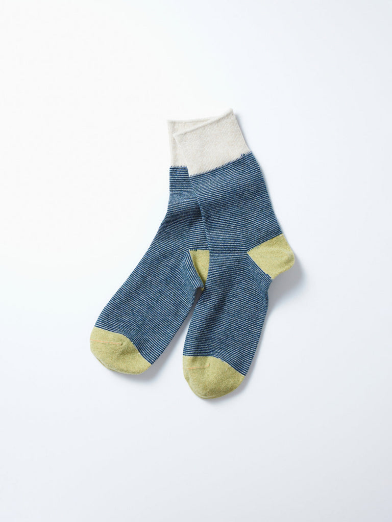 Woolen Retro OD Socks - Ivory/ L.Yellow