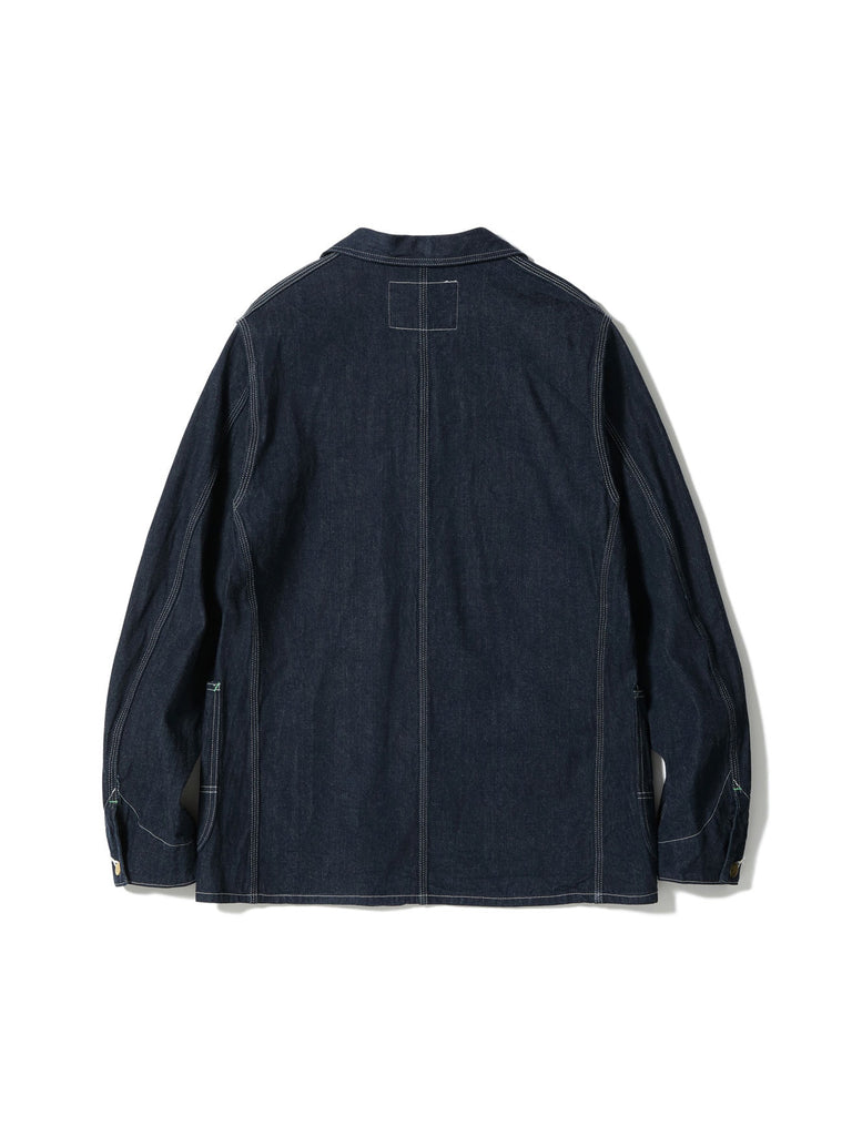 11oz Blue Denim Work Coat | Indigo & Provisions