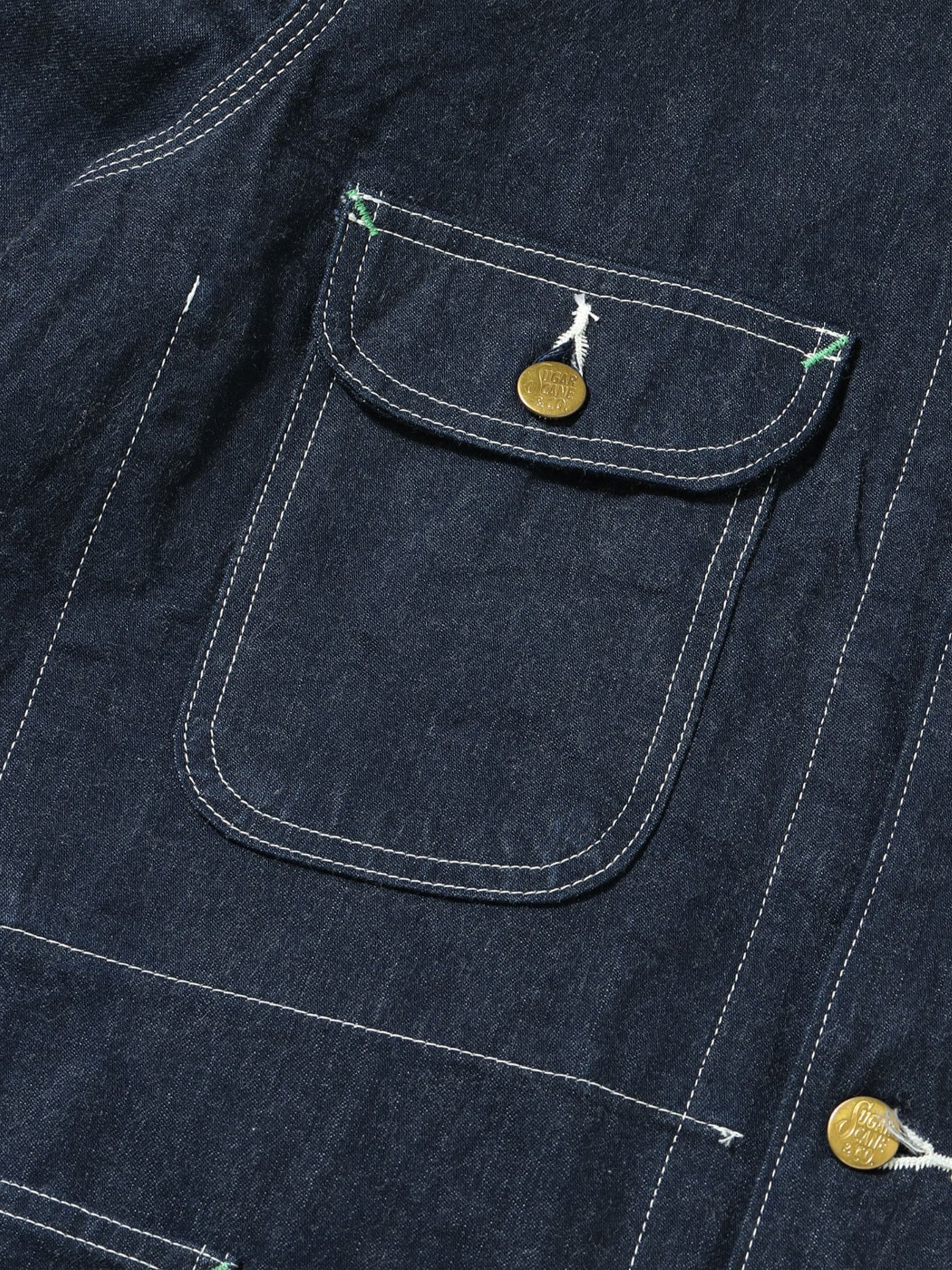 11oz Blue Denim Work Coat | Indigo & Provisions