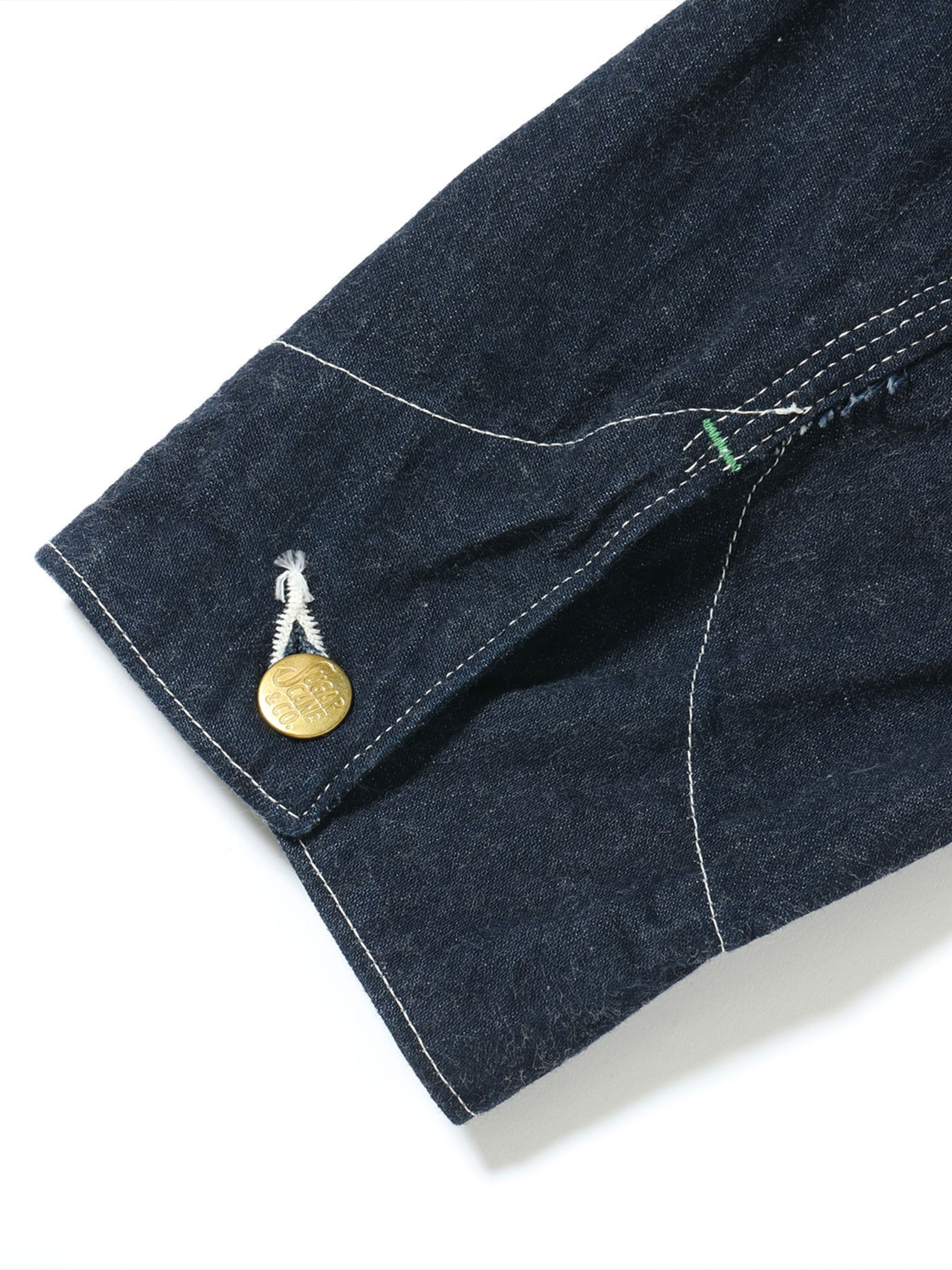11oz Blue Denim Work Coat | Indigo & Provisions