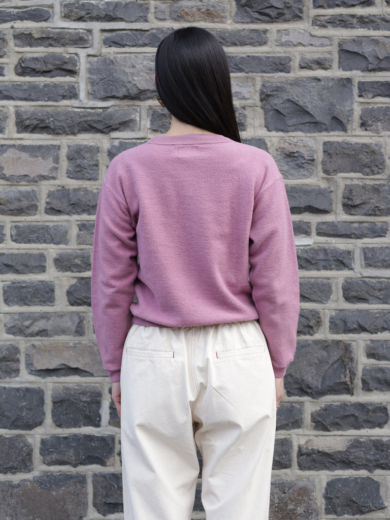 Hina Inside-Out Terry Sweatshirt - Dusky Orchid