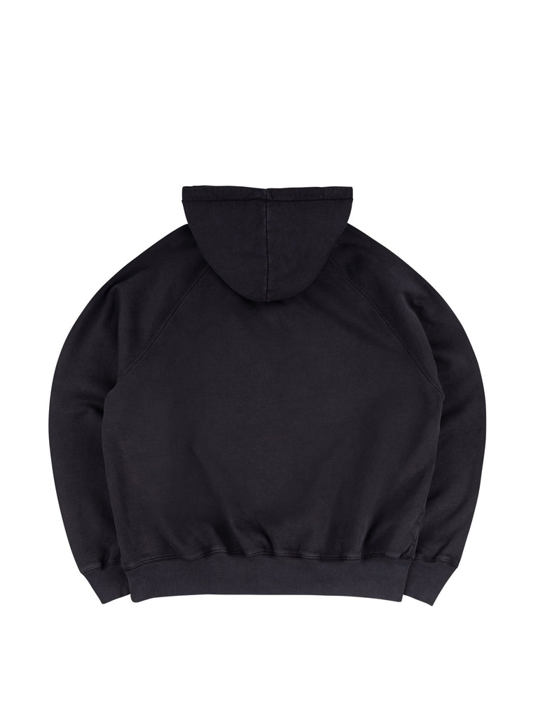 Parka Hooded Sweatshirt - Vintage Black