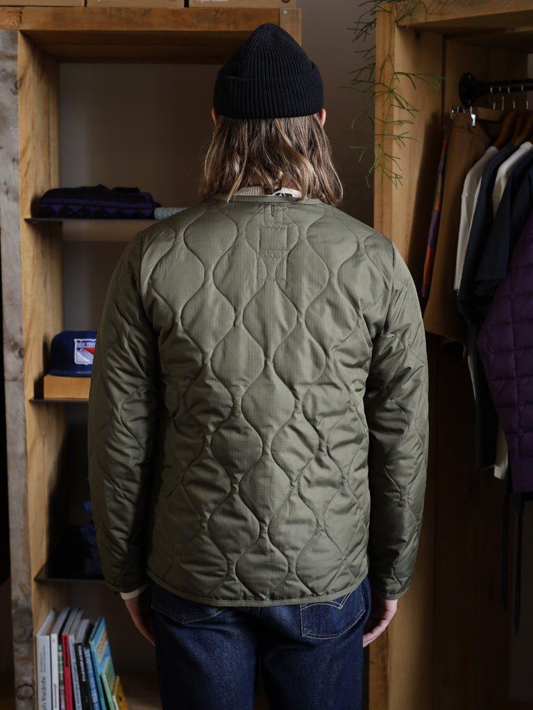 Military Down Liner Jacket - Dark Olive