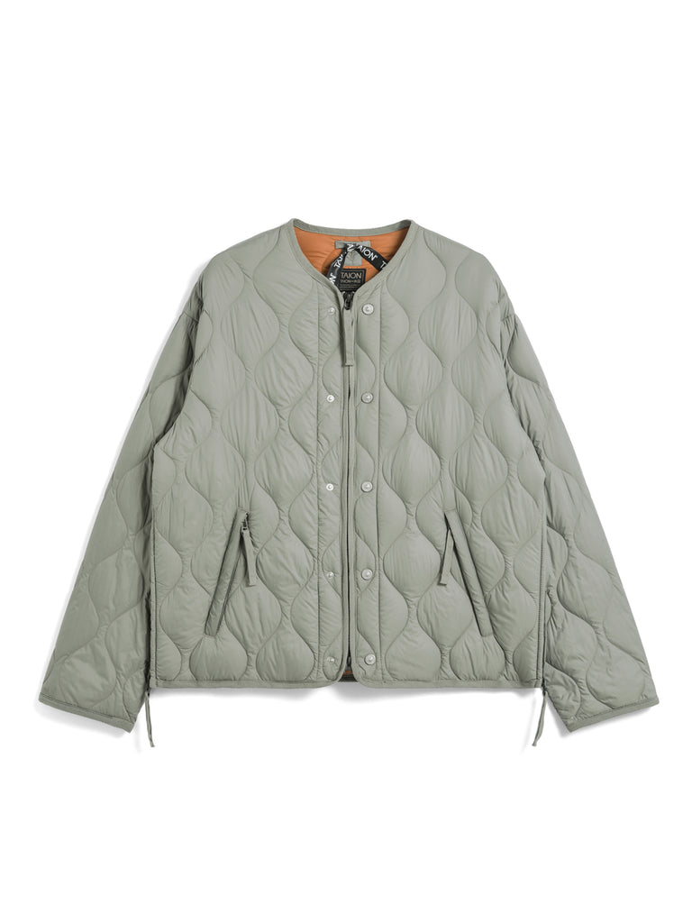 ジャケット・アウター US ARMY M-65 Liner Jacket Faded Pink XL Military M65 Liner Down Jacket (Soft Shell) - Sage Green | Indigo