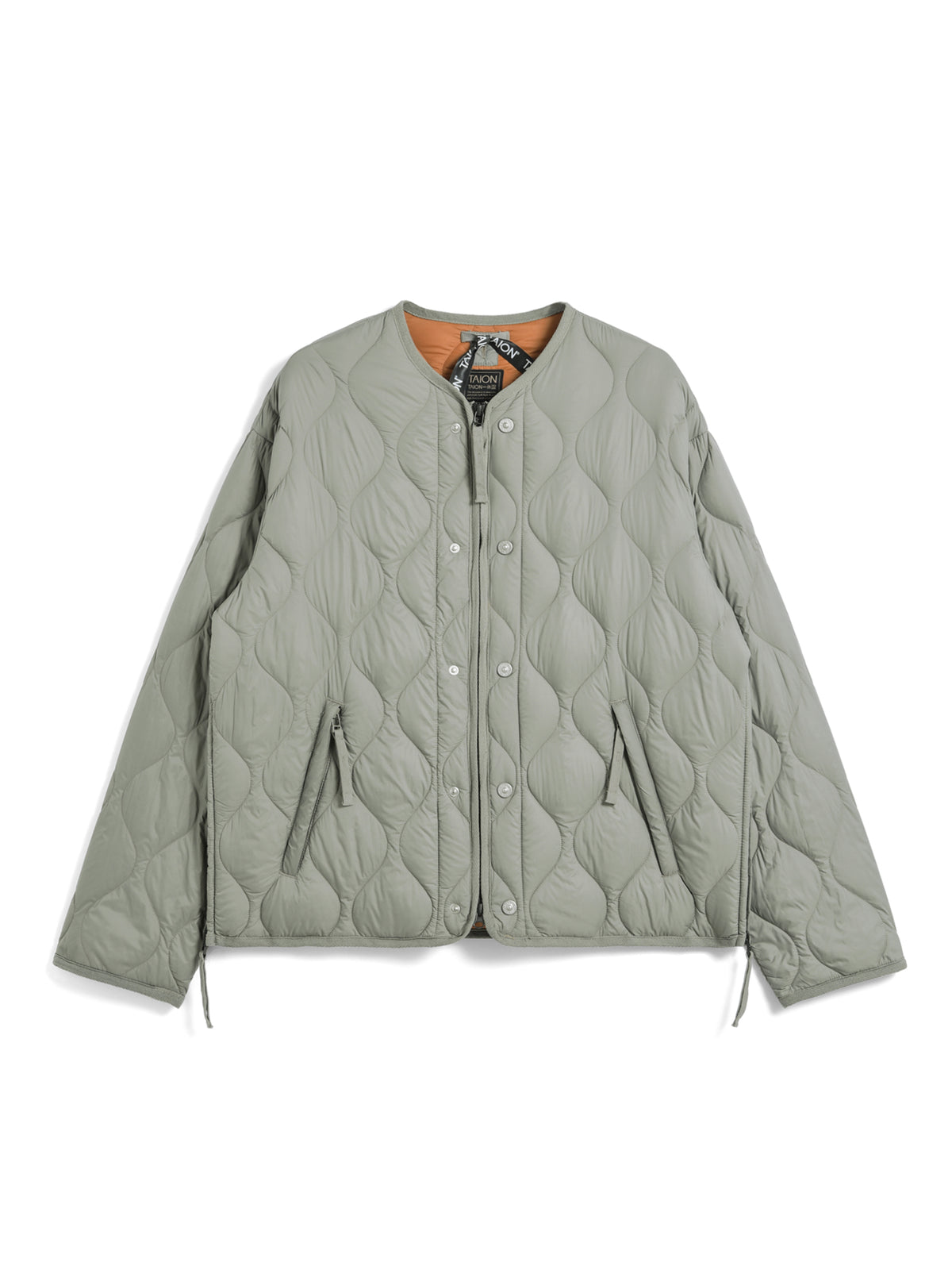 Military M65 Liner Down Jacket (Soft Shell) - Sage Green | Indigo