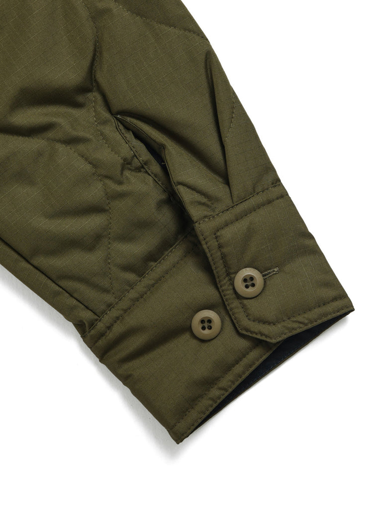 Military Down Shirt - D.Olive