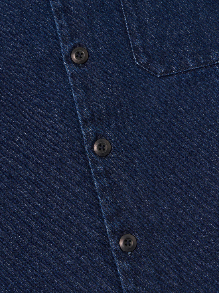 Indigo Work Denim Fatigue Shirt